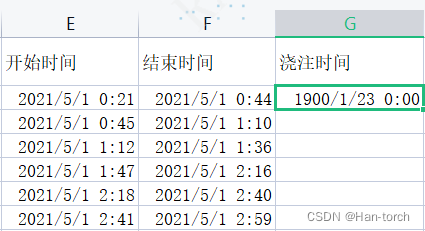 计算时间差