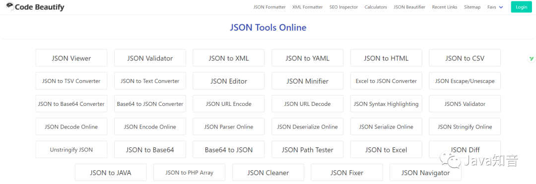 CodeBeautifyJSON