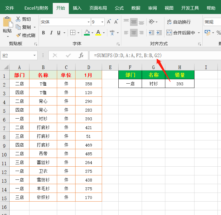 Excel求和技巧：6个求和公式满足日常工作需要