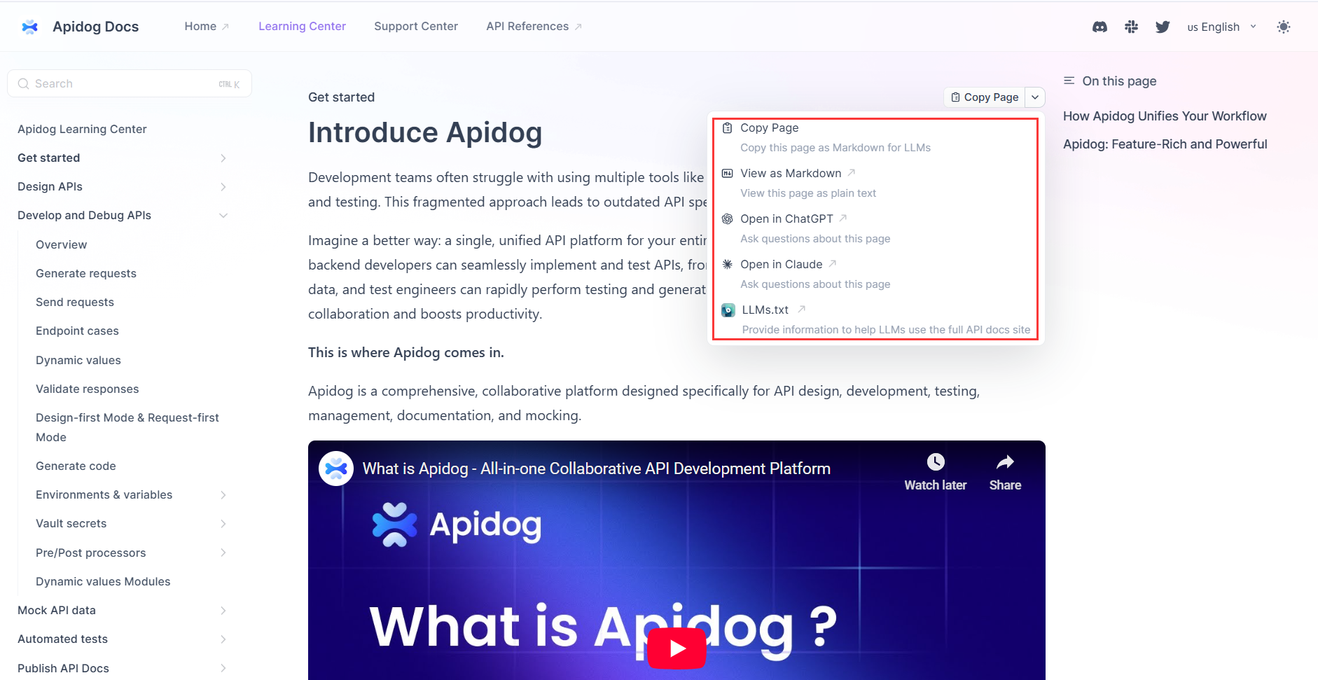 Apidog LLMs.txt 示例